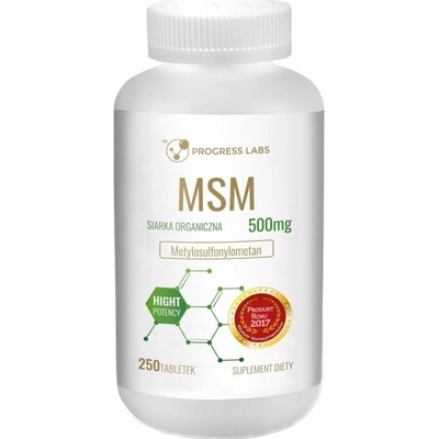 Progress Labs MSM organická síra 500 mg 250 tabliet