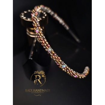 Image 1 of Radi handmade Диадема за коса с метализирани перли (584)
