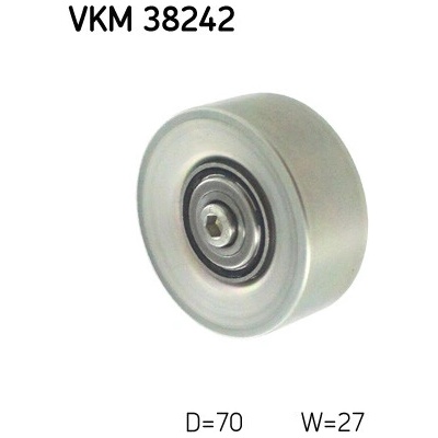Vratná vodící kladka SKF VKM 38242 (VKM38242)