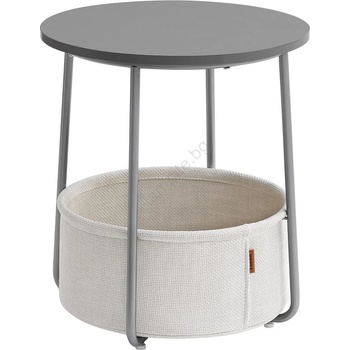 Euziel Странична маса noira сива/бяла (ez0283)