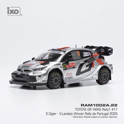 Toyota GR Yaris Rally1 Rally de Portugal 2025 17 Ogier Landais IXO 1:43