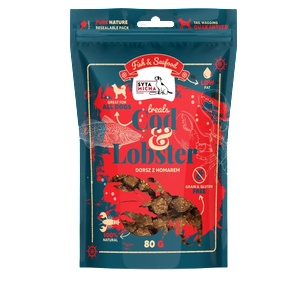 Syta Micha Рибни лакомства за кучета с треска и омар Syta Micha Fish & Seafood 80 г