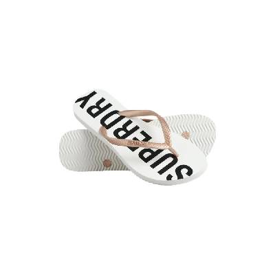 Джапанки Superdry Code Core Sport Vegan flip flops - White (Optic / Metallic Rose)