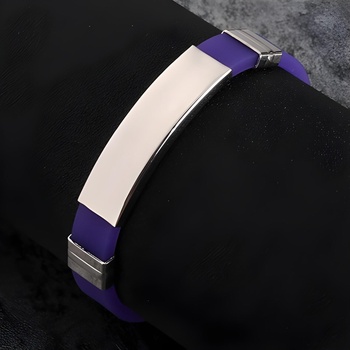 HARAHU Силиконова гривна - Лилава kp22753 (22753)