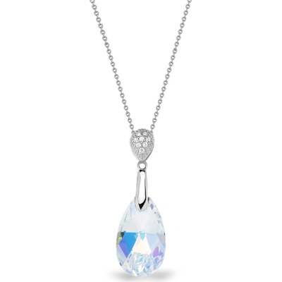 Spark Stříbrný se Swarovski elements měnivá kapka dainty drop N610616AB AB