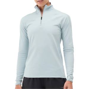 HOKA Дамска тениска HOKA Women's Glidetech Quarter Zip Running shirt - Mineral Blue (916-5537-0212)