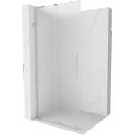 Mexen Velar L плъзгащ се параван за душ Walk-in 110 x 200 cm, матирано 8 mm, четкан никел - 871-110-003-33-97 (871-110-003-33-97)