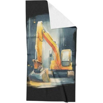 Takoy rychleschnoucí osuška bagr snů 160 x 80 cm