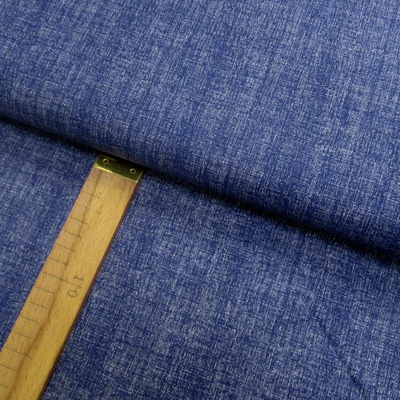 Bavlněné plátno - Lněná půda modrá - šíře 150cm