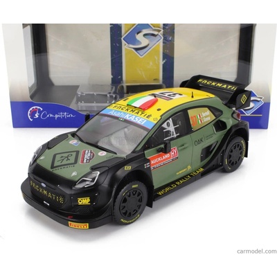 Solido Ford england Puma Rally1 Team Ford World Rally M-sport N 7 Rally New Zealand 2022 Lorenzo Bertelli Lorenzo Granai Zelená Černá 1:18