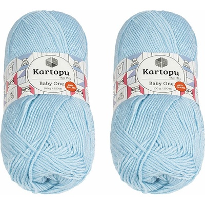 BELLATEX Baby One 100 g súprava 2 ks – 544 svetlomodrá