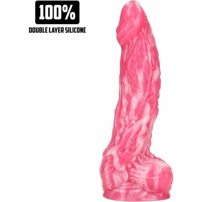 Ouch! Fiction Cocks Imp Demon silikonové fantasy dildo s přísavkou 23 x 3,5–4,8 cm