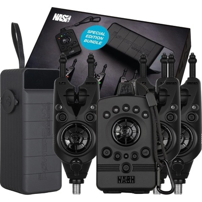 Nash Sada Signalizátorov Siren R4 3+1 + Powerbanka Powerbanx 80K Hub Bundle