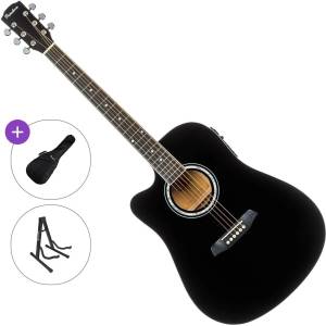 Pasadena PDC-10LE Standard SET Black Електро-акустична китара Дреднаут