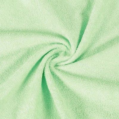 Nepriepustné jemné froté svetlo zelené, š.205