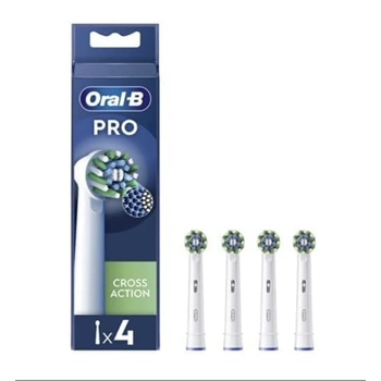 Oral-B Накрайник /резервна глава/ за електрическа четка Oral-B Pro CrossAction, 4 бр, бели (PROCRAC4)