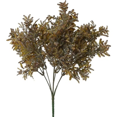 ZELEŇ DROB. LÍSTKY BL. HNEDÁ 35CM