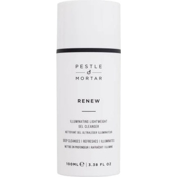 Pestle & Mortar Renew Illuminating Lightweight Gel Cleanser почистващ гел без пяна за сияйна кожа 100 ml за жени
