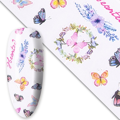 Transfer fólia na nechty Butterflies 7 100 cm