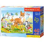 Castorland Пъзел Castorland от 40 XXL части - Приятели в гората (B-040384-1) - ozone