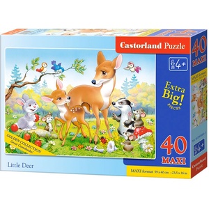 Castorland Пъзел Castorland от 40 XXL части - Приятели в гората (B-040384-1) - ozone