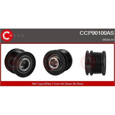 Řemenice, generátor CASCO CCP90100AS
