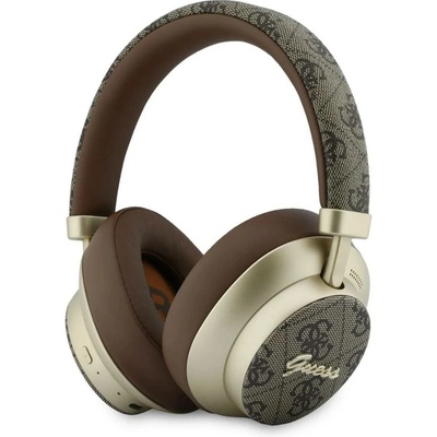 Guess PU 4G Gold Script Metal Logo ENC