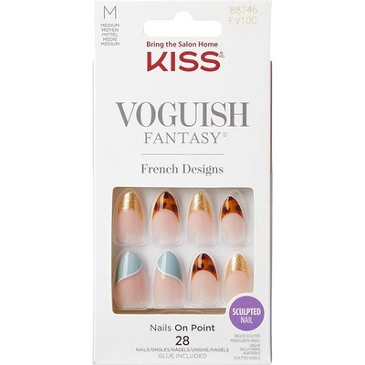 KISS Voguish Fantasy Magnifique umelé nechty medium Charmante 28 ks