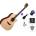 LÂG GUITARS Tramontane T70DC Premium SET Natural Satin Акустична китара