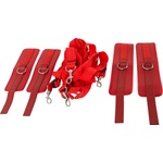 Bad Kitty Bed Restraint Set Red
