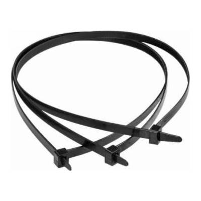 Upevňovací popruh Elematic, 7,5 x 540 mm, černý