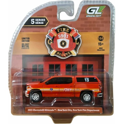 GreenLight Chevrolet Silverado Pick up FDNY Hasičské 2023 1:64
