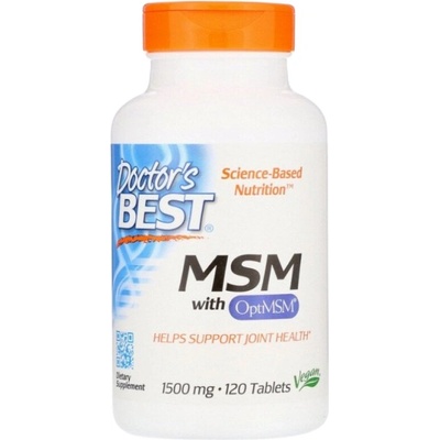 Doctor's Best BEST MSM 1500 mg [120 Таблетки]