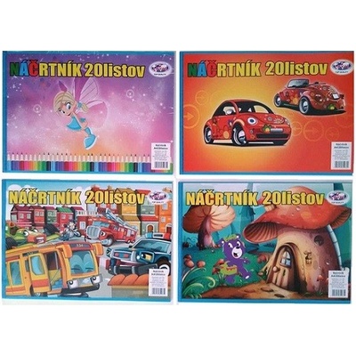 KRPA Náčrtník A4 20 listov 90 g