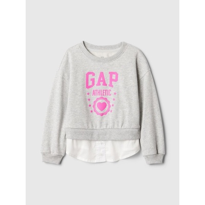 GAP Baby mikina Gap Athletic šedá