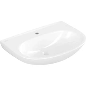Villeroy & Boch O. novo - Умивалник 65x48 см, без преливник, отвор за смесител, алпийско бяло 4A406601 (4A406601)