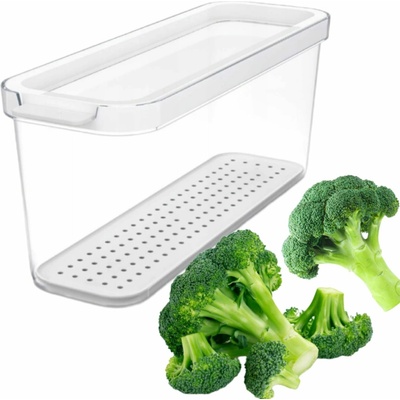 Rotho CAUMA Organizér do chladničky, 11,3 × 9,2 × 28,2 cm, 2 l, plast, 1053501100