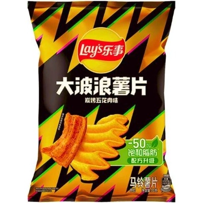 Lay's Deep Ridged Grilled Pork CHN 70 g