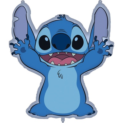 PROCOS Foliový balonek 3D LILO A STITCH modrý 76x88 cm