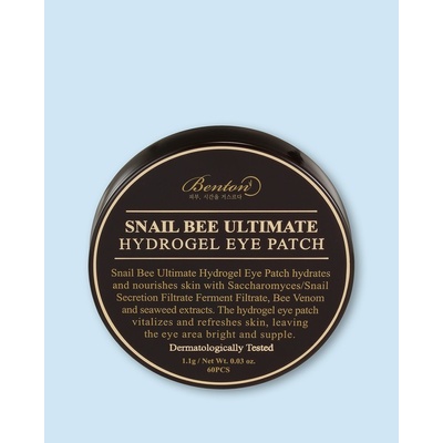 Benton Snail Bee Ultimate Hydrogel Eye Patch maska na očné okolie s mucínom a včelím jedom 60 x 66 g