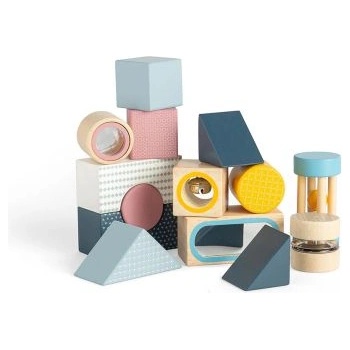 Bigjigs Toys Сензорни кубчета за игра - bigjigs (036054)