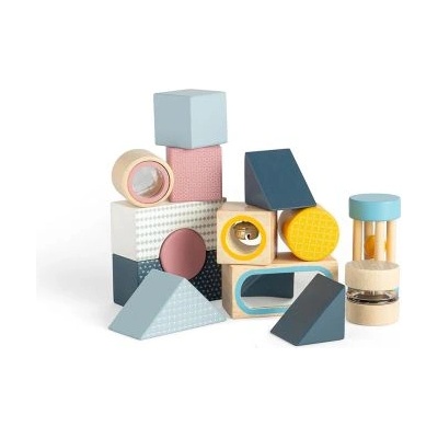 Bigjigs Toys Сензорни кубчета за игра - bigjigs (036054)