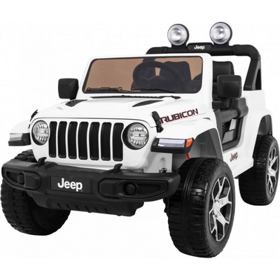 Mamido Elektrické autíčko Jeep Wrangler Rubicon 2020 4x4 biela