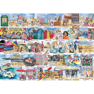 Gibsons - Puzzle Deckchairs and Donkeys - 1 000 piese
