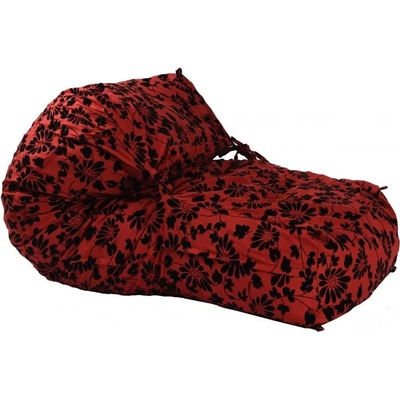 PUFRELAX Пуф, легло, за деца, 200л. Yoga Mini - Poppy, Перящ се калъф, Пълнеж с микс от мемори пяна и дунапрен, Гама Premium, 8185 (PUF-M-YM-PT-PPY)