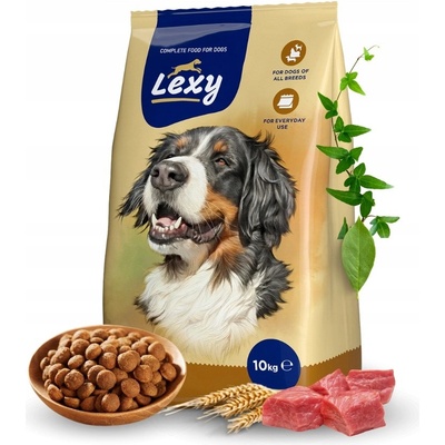 Lexy kompletné pre dospelých aktívnych psov s Vitamíny 10 kg