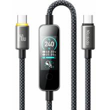 Mcdodo CA-8750 datový s TFT displejem USB-C USB-C 240 W 1,2m černý