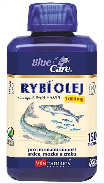 Tohle je absolutní vítěz srovnávacího testu - produkt VitaHarmony Rybí olej Omega 3 1000 mg 150 tobolek