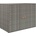 Градински шкаф за съхранение сив 100x55, 5x80 см полиратан