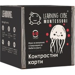 K-Toyz Образователна настолна игра Learning Cube: Контрастни карти (Трицветни) - Детска (LC-048)